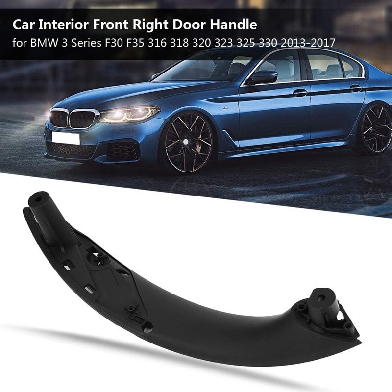 klarako Car Door Handle, ABS Plastic Car Interior Front Right Door Handle for 3 Series F30 F35 316 318 320 323 325 330 2013klarako 2017 - Image 2