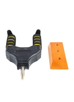 Thoraya Guitar Hanger Wall Mounted Automatic Locking Steel Solid Wood Base High Load Bearing Guitar Hook Holder  - Image 5
