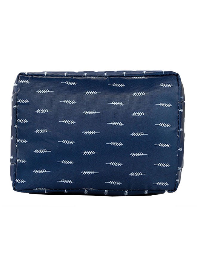 NIBEMINENT Thermal Insulated Lunch Bag Blue/White - Image 4