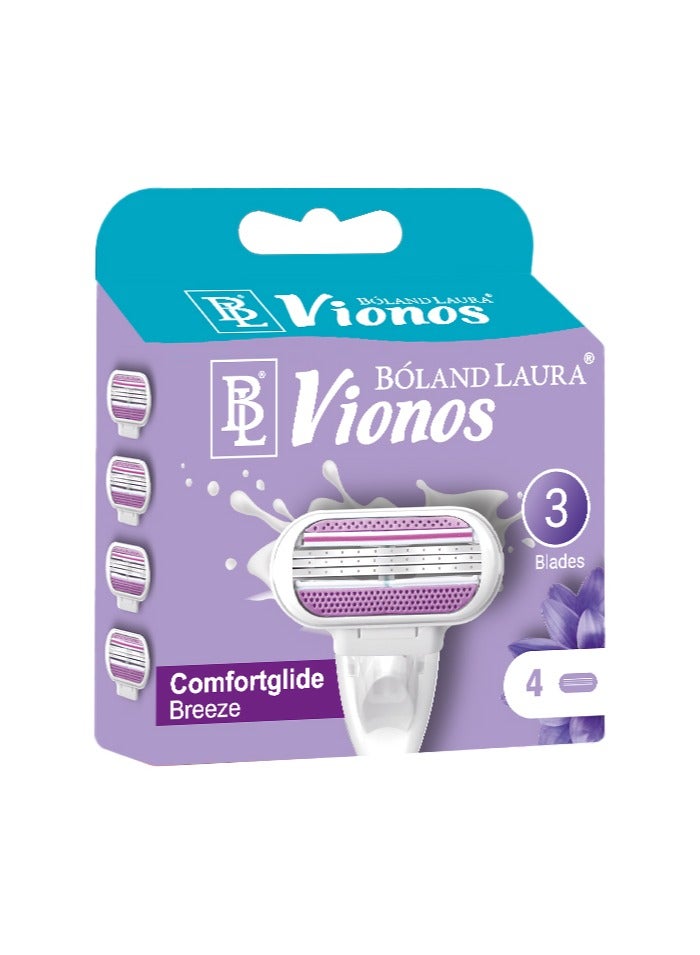 BOLAND LAURA Razor blade set with 4 extra heads - Image 2