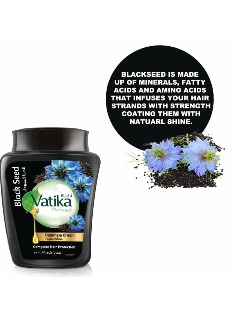 VATIKA Vatika Naturals Hammam Cream  Black Seed For Complete Hair Protection 450 G  - Image 4