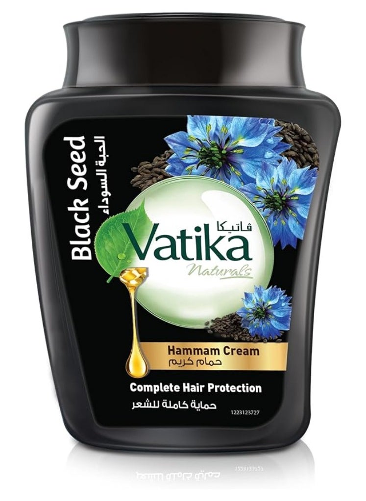 VATIKA Vatika Naturals Hammam Cream  Black Seed For Complete Hair Protection 450 G  - Image 1