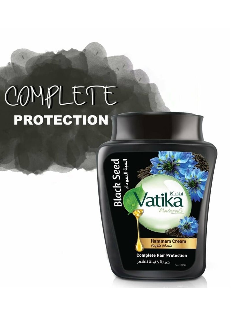 VATIKA Vatika Naturals Hammam Cream  Black Seed For Complete Hair Protection 450 G  - Image 3