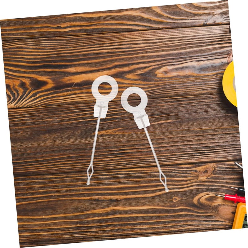 POPETPOP 10Pcs Refrigerator Drain Hole Clog Remover Tool for Efficient Fridge Drain Pipe Cleaning Lightweight Plastic Spring Dredging Tools for Home Kitchen Appliance Maintenance - Image 4