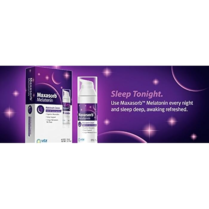 Vita Sciences كريم فيتا ساينس ماكسا سورب ميلاتونين للنوم غني بميلاتونين 3 ملغ - كريم ميلاتونين ليلي - كريم ميلاتونين غير معطر 3 ملغ. لوشن ميلاتونين موضعي يمكن استخدامه للوجه والجسم - Image 5