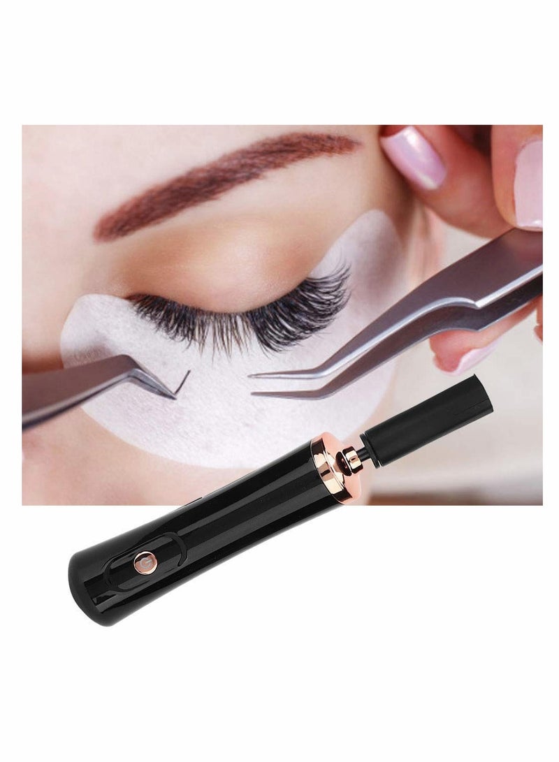 Generic Electric Nail Lacquer Shaker Eyelash Lacquer Shaker, for Eyelash Extensions, Eyelash Glue Shaker with 2 Connectors and 6 Sizes of Caliber Liquid Evenly Mixer (Black)  - Image 3