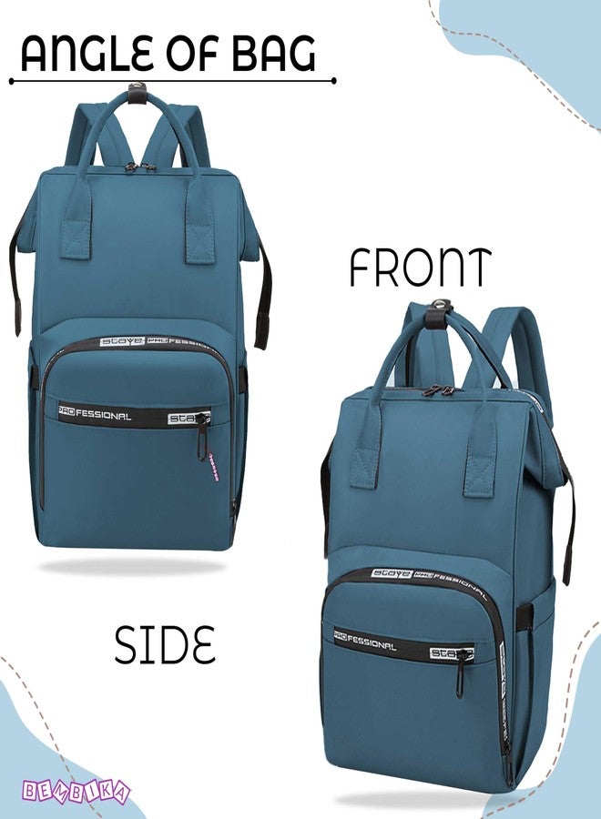 BEMBIKA Diaper Bags for Mom and Dad Kids Diaper Bags for Travel Backpack for Multi-Function Waterproof and Large Capacity-(Sapphire) - Image 5