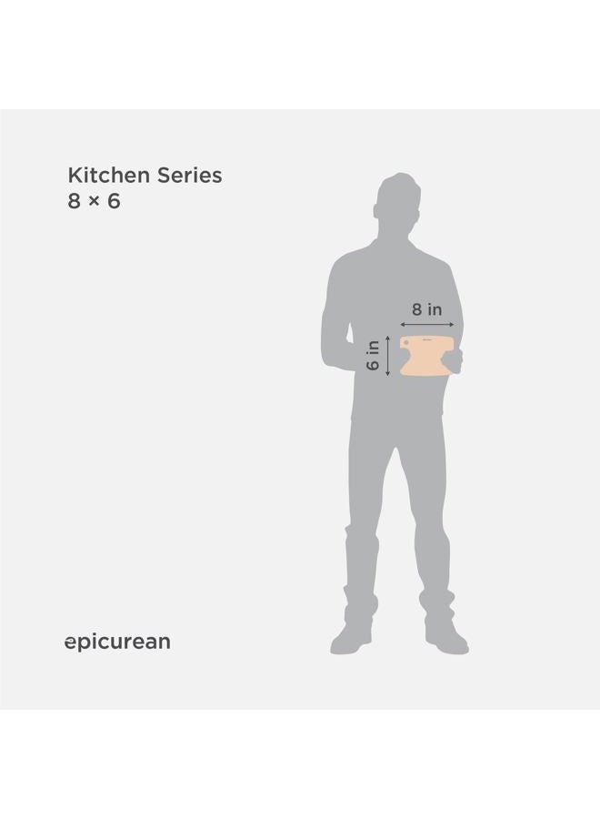 Epicurean Kitchen Series Cutting Board, 8-Inch × 6-Inch, Natural - Image 2