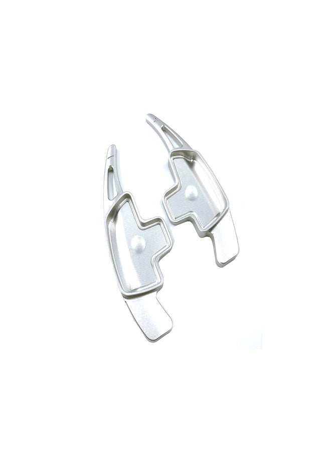 TLIFORT Aluminum Alloy Paddle Shift Steering Wheel Shifter Extension for Mercedes A/G Class 2019-2022, C/CLS 2015-2021, E/SL/SLC 2017-2020, GLA/GLC/GLE/S 2016-2022, GLS 2017-2021 (Silver) - Image 1