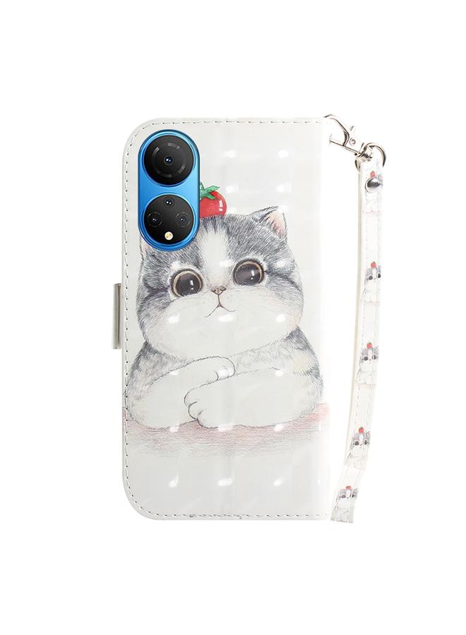S-TOP Case For Honor X7 3D Colored Horizontal Flip Leather Phone Case - Image 3