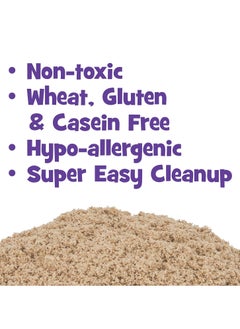 Kinetic Sand Kinetic Sand, The Original Moldable Sensory Play Sand, Brown, 2 lb. Resealable Bag, Ages 3+  - Image 5