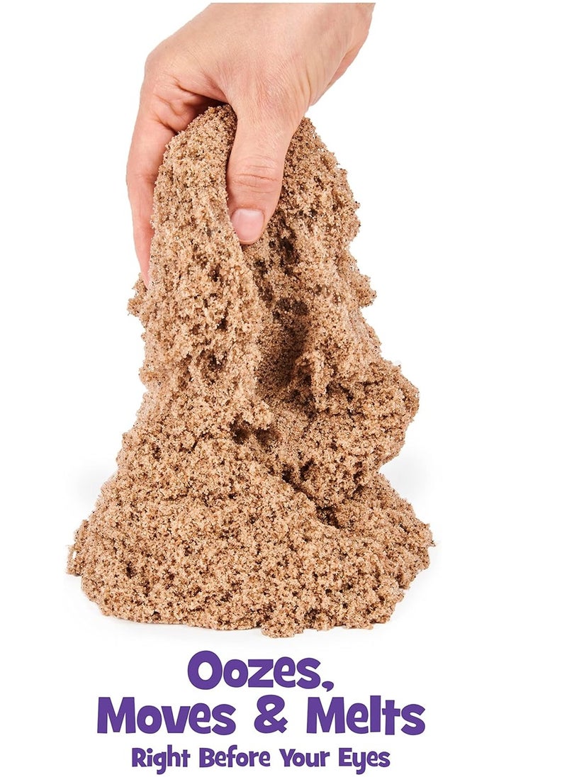 Kinetic Sand Kinetic Sand, The Original Moldable Sensory Play Sand, Brown, 2 lb. Resealable Bag, Ages 3+  - Image 3