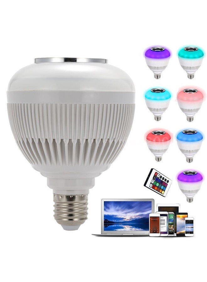 NIBEMINENT Wireless Bluetooth LED Music Light Bulb White 13x10x5.5centimeter - Image 3