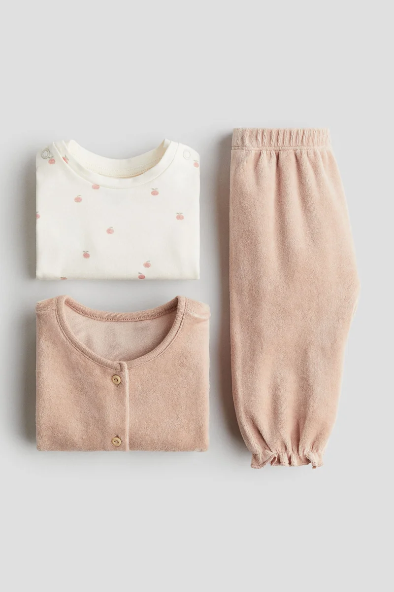 H&M 3-piece cotton set
