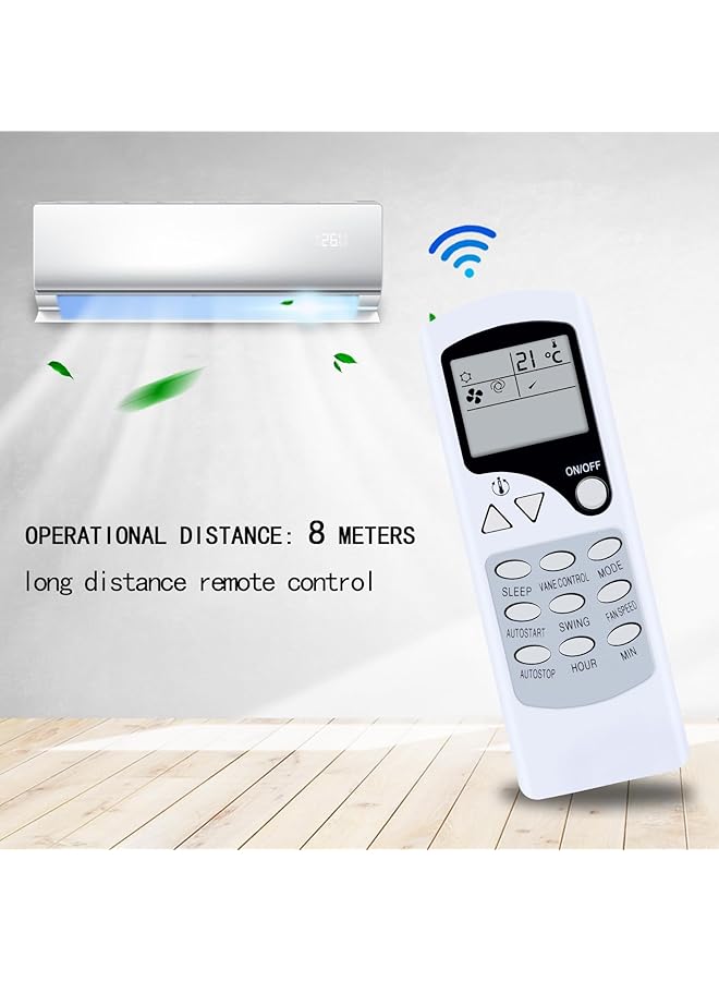 إيروريكس جهاز تحكم عن بعد بديل مناسب لمكيف الهواء Blueway AC Zc Lw 01 Zh Lw 01 Zclw 01 Zhlw 01 - Image 3