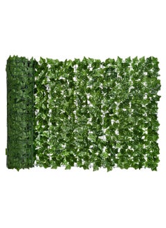 ماركة غير محددة FFD جدار اصطناعي لبلاب الخصوصية سياج حاجز تحوطات اصطناعية نباتات خصوصية اصطناعية سياج حديقة محمية من الأشعة فوق البنفسجية خلفية جدارية للديكور الخارجي للحديقة 100x400 سم  - Image 1