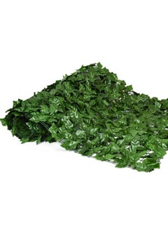 ماركة غير محددة FFD جدار اصطناعي لبلاب الخصوصية سياج حاجز تحوطات اصطناعية نباتات خصوصية اصطناعية سياج حديقة محمية من الأشعة فوق البنفسجية خلفية جدارية للديكور الخارجي للحديقة 100x400 سم  - Image 2