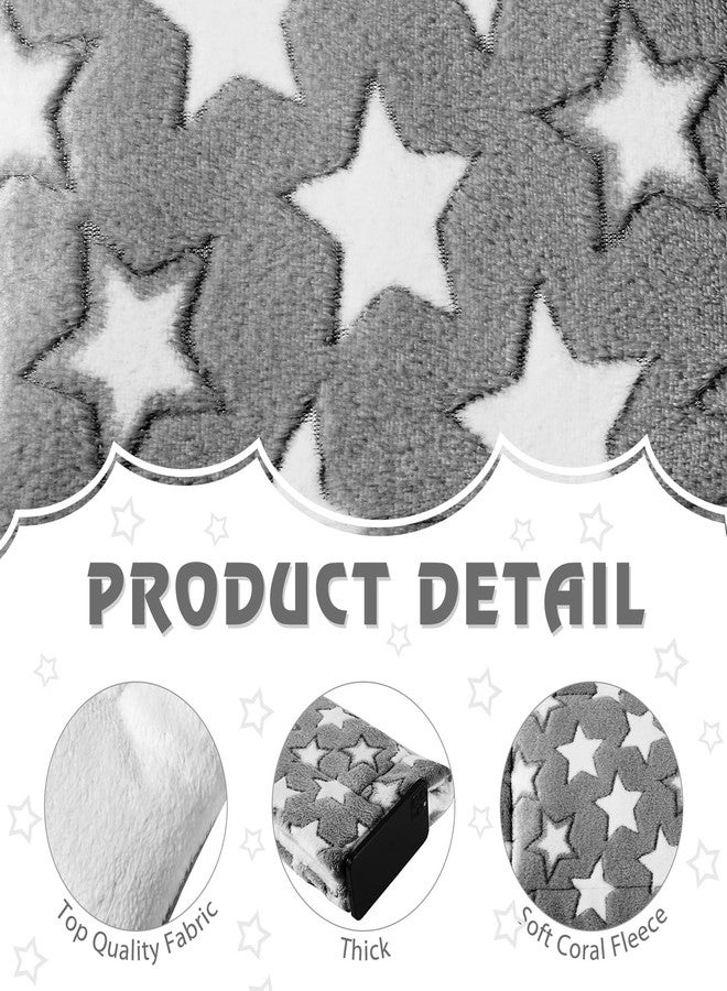 Haull 4 Pcs Waterproof Guinea Pig Bedding Winter Guinea Pig Plush Cage Liners Soft Dog Cat Bed Mat Reversible Cozy Animal Pee Pad Hamster Bed Mat Washable for Bunny (Star,13 x 10 Inch) - Image 4