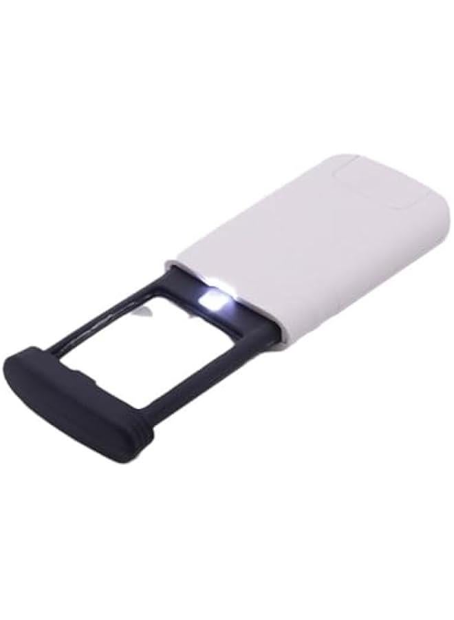 Lens Magnifier Hand-held Folding Rectangular Magnifying Glass - Image 1