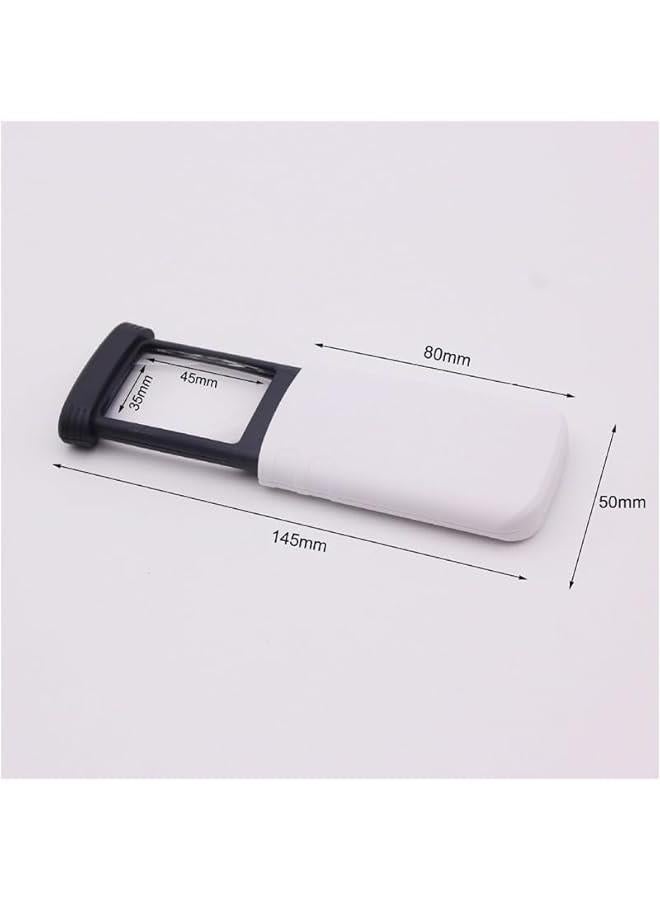 Lens Magnifier Hand-held Folding Rectangular Magnifying Glass - Image 2