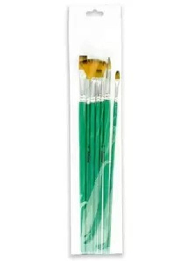 thumb thumb thumb Artmate Artist Brushes Assorted Colors (2 Round & 5 Flat Brushes) - Jiabbw-7sl