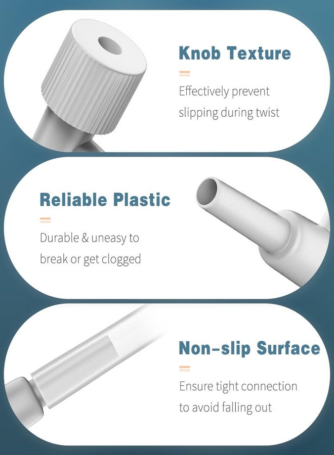 Pawfly Aquarium Air Control Valves Single Way Plastic Air Regulators for Aquarium Air Pump Fish Tank Air Flow Control Valves for 3/16" ID Airline Tubing Adjustable Hose Connectors, 20 Pack - Image 5