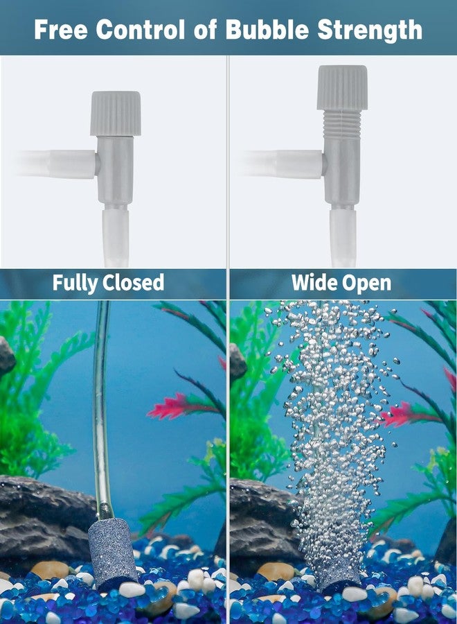 Pawfly Aquarium Air Control Valves Single Way Plastic Air Regulators for Aquarium Air Pump Fish Tank Air Flow Control Valves for 3/16" ID Airline Tubing Adjustable Hose Connectors, 20 Pack - Image 3