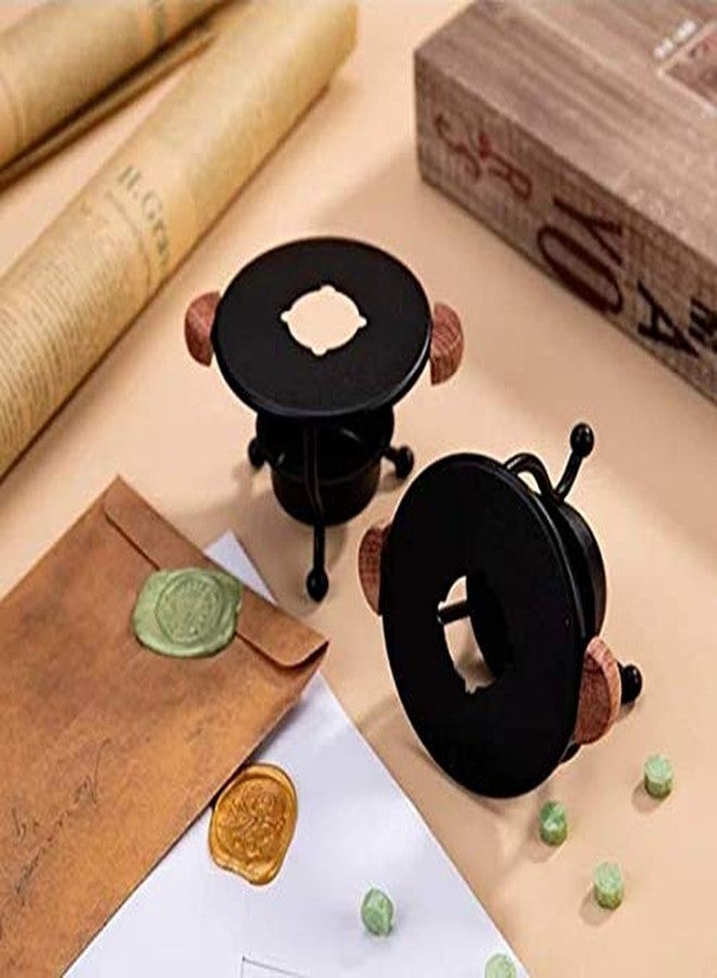 PDFans Wax Seal Warmer & Stamp Set - Furnace Tool, Spoon for Melting Wax Beads or Sticks, Spoon Holder for Wedding Envelope Seals - Image 5