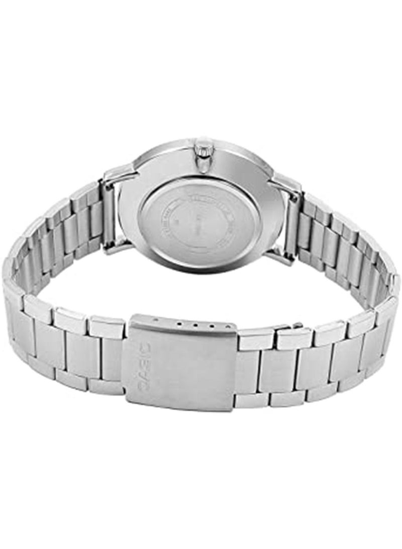CASIO Men's Water Resistant Analog Watch MTP-VT01D-1B - 40 mm - Silver - Image 2