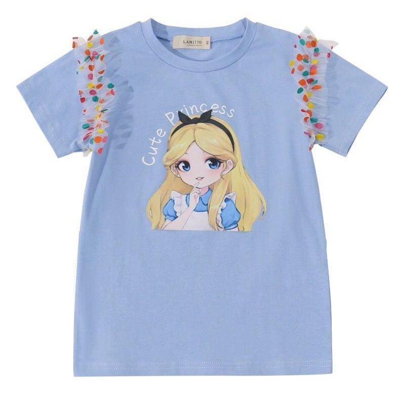 Baby Girl Fashion Cute Cartoon Top Girl Casual Short Sleeve T-Shirt - Image 4