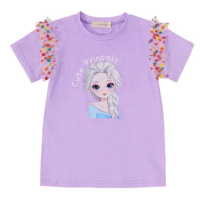 Baby Girl Fashion Cute Cartoon Top Girl Casual Short Sleeve T-Shirt - Image 5