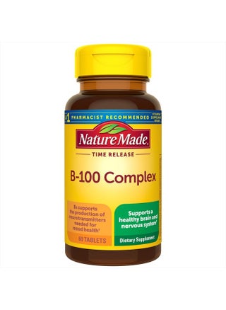 Time Release Vitamin B-100 High Potency B Complex, Dietary Supplement for Nervous System Function Support, 60 Time Release Tablets, 60 Day Supply - pzsku/ZAEA8634F0F60CF54510BZ/45/_/1716652003/7d64c33c-c766-4668-86d3-a4f708446bdf