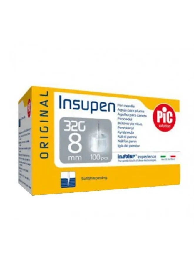 PIC Pic Insupen 32G*8Mm 100S Needl 