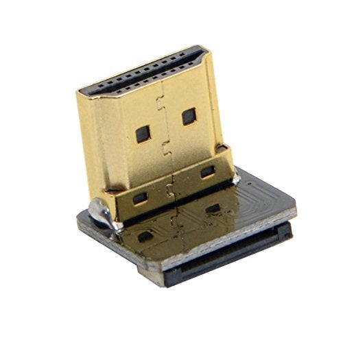 JSER CYFPV HDMI Type A Male Connector Down Angled 90 Degree for FPV HDTV Multicopter Aerial Photography - Image 2