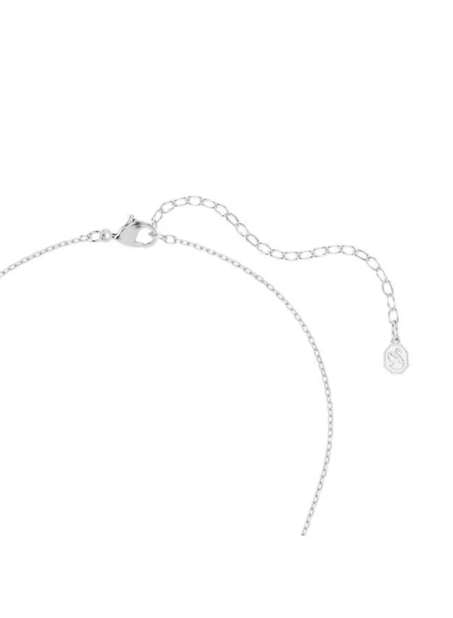 Swarovski  Hyperbola White Crystal Rhodium Plated Pendant Necklace for Women | Best Price UAE
