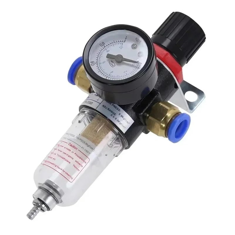 AFR2000 Pneumatic Compressor Air Filter Treatment Unit Pressure Regulator Reducing Valve Oil Water Pressure(AFR2000 PC10) - Image 1