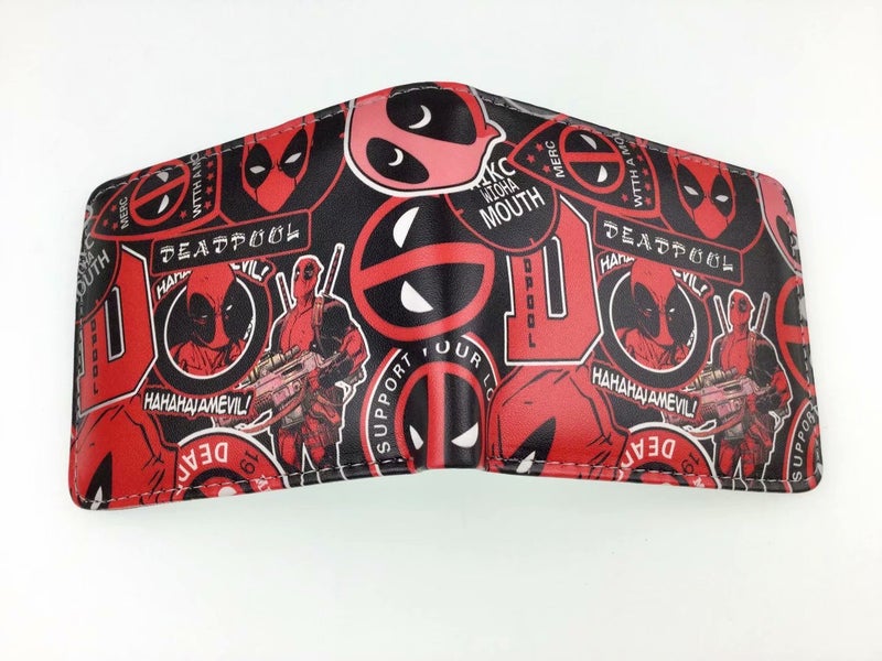 Deadpool Short Wallet Marvel Surrounding Avengers Super Hero Pu Coin Purse - Image 2