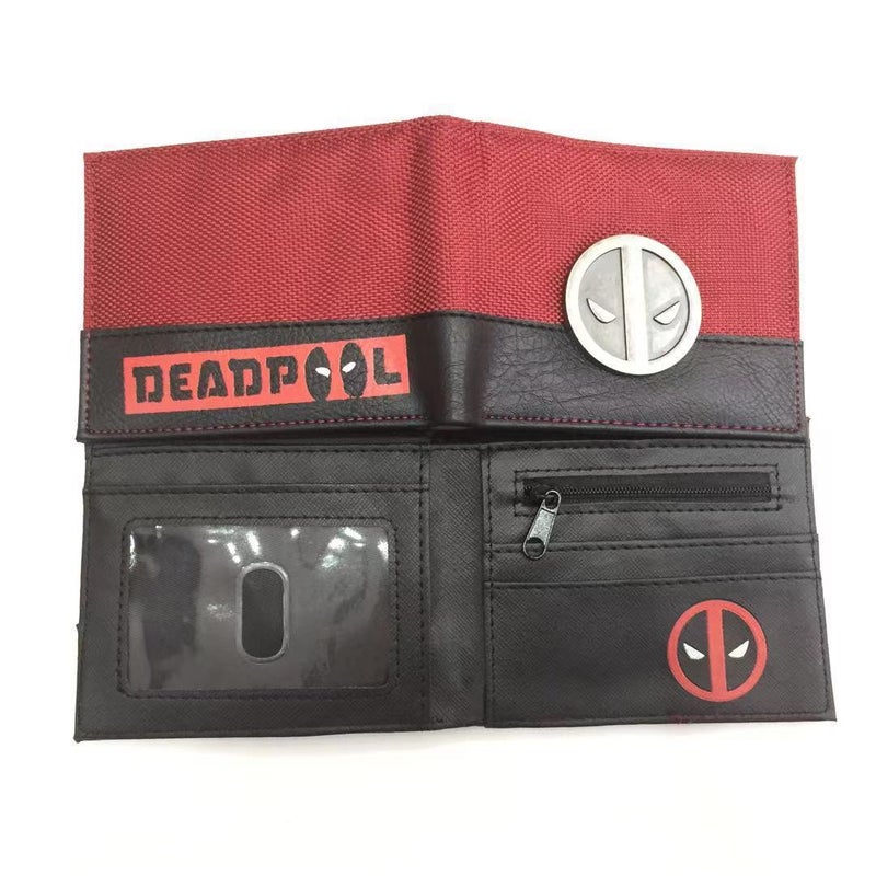 Deadpool Short Wallet Marvel Surrounding Avengers Super Hero Pu Coin Purse - Image 5