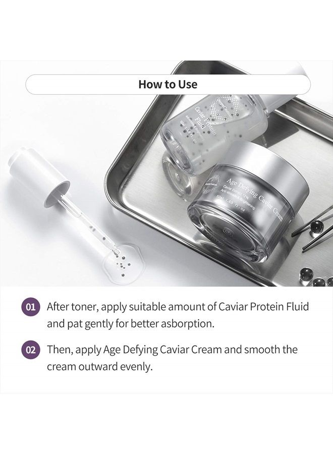 OxygenCeuticals The Best Anti aging kit for Men and Women, Age Defying Caviar Cream and Serum for Face and Neck - Anti Aging Wrinkle Repair Skin Renewal by OxygenCeuticals - Image 5