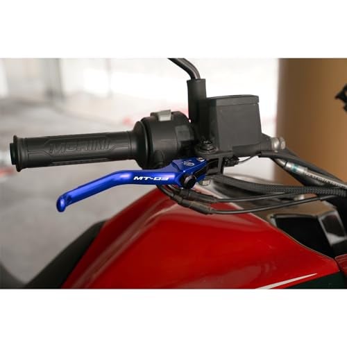 MOWOK Motorcycle CNC Brake Clutch Levers Fit for Yamaha MT03 MT03 2015 2016 2017 2018 2019 2020 2021 2022 2023 2024 2025 Blue - Image 3