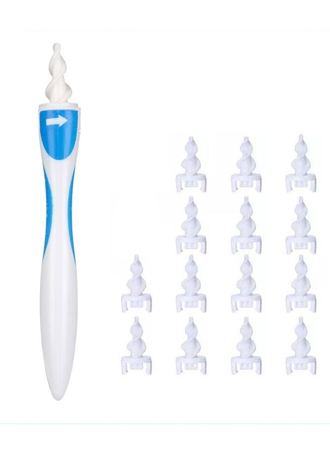 Smart Swab - Smart Ear Wiper with Soft Screw Cleaner Prevents Ear Care Kit with 16 Replacement Ear Cleaners - Image 1