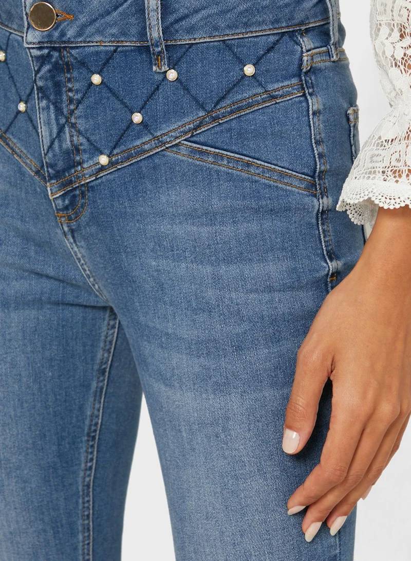 RIVER ISLAND High Waist Skinny Jeans