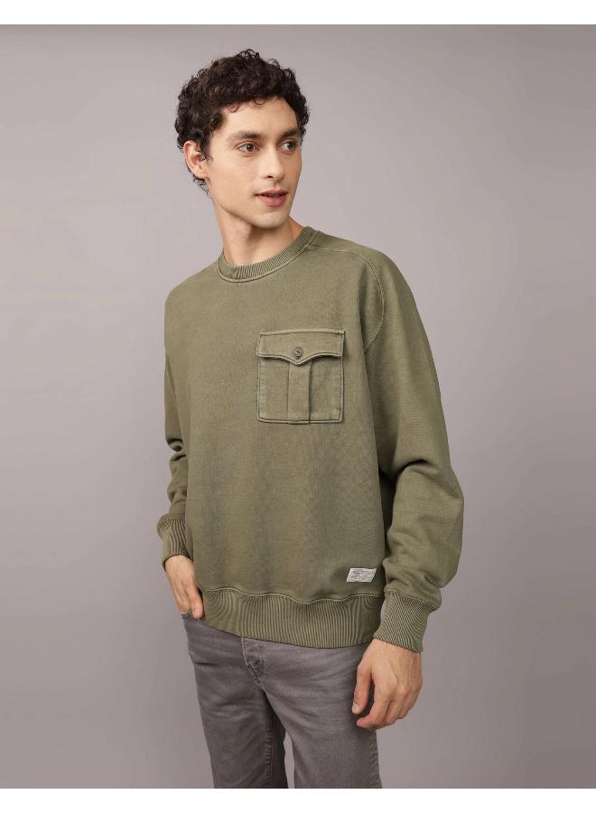 American Eagle AE Utility Crew Neck Sweatshirt  - Image 1