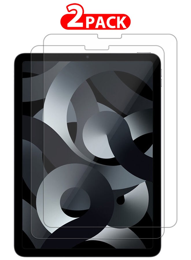 CATANES 2 Packs For Apple iPad Air 4 Screen Protector 9H Hardness Tempered Glass Scratch Resistant HD Display Screen Protector - Image 1