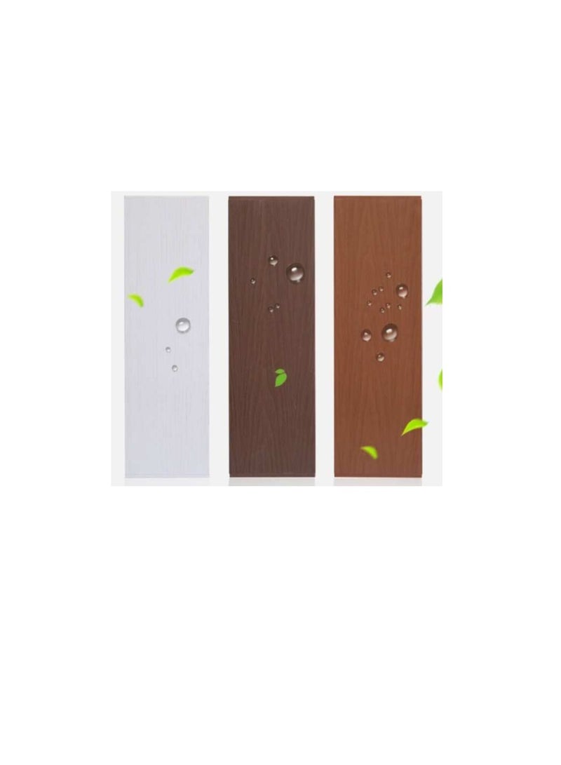 ROBUSTLINE Robustline Folding Sliding Doors 210cm Height x 100cm Width, Made in Taiwan (DARK WOODEN TEAK)  - Image 3