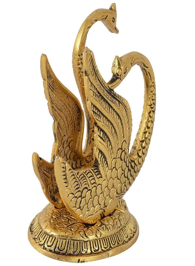 Craftam Oxidized Metal Swan Napkin Holder, Golden Duck Shape Tissue Paper Stand for Dining Table Decor, Decorative Metal Serviette Holder for Home, Hotel & Restaurant (10 x 7 x 11 cm) - Image 4