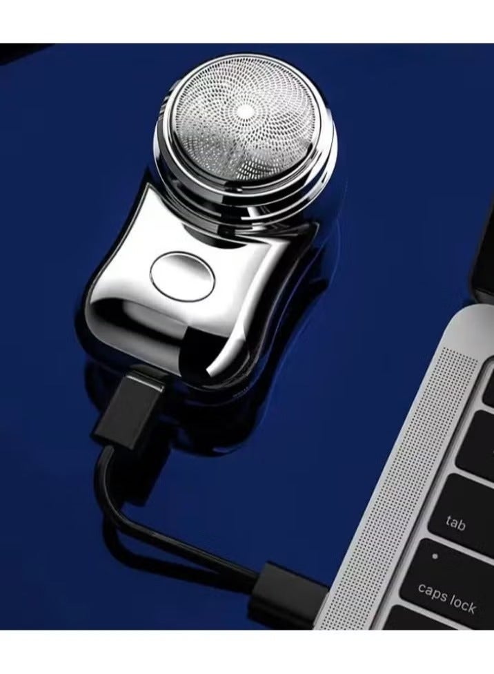 Mini Electric Shaver Travel Smart Facial Trimmer with Single Blade Waterproof for Face Body Bikini - Image 3