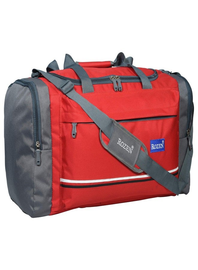 ROZEN Polyester 12 Cms Travel Duffle(ROZ-701_ RED) - Image 2