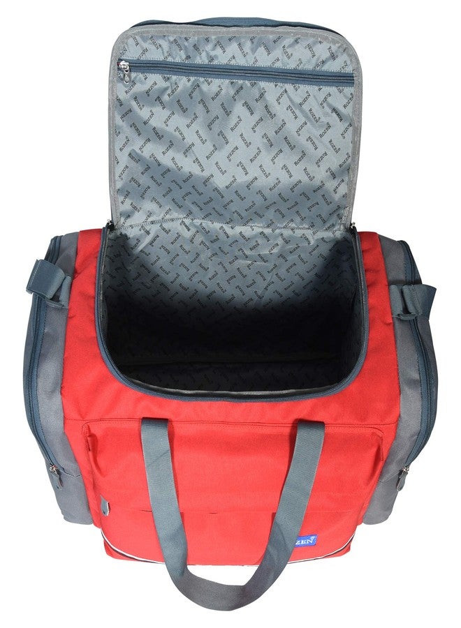 ROZEN Polyester 12 Cms Travel Duffle(ROZ-701_ RED) - Image 4