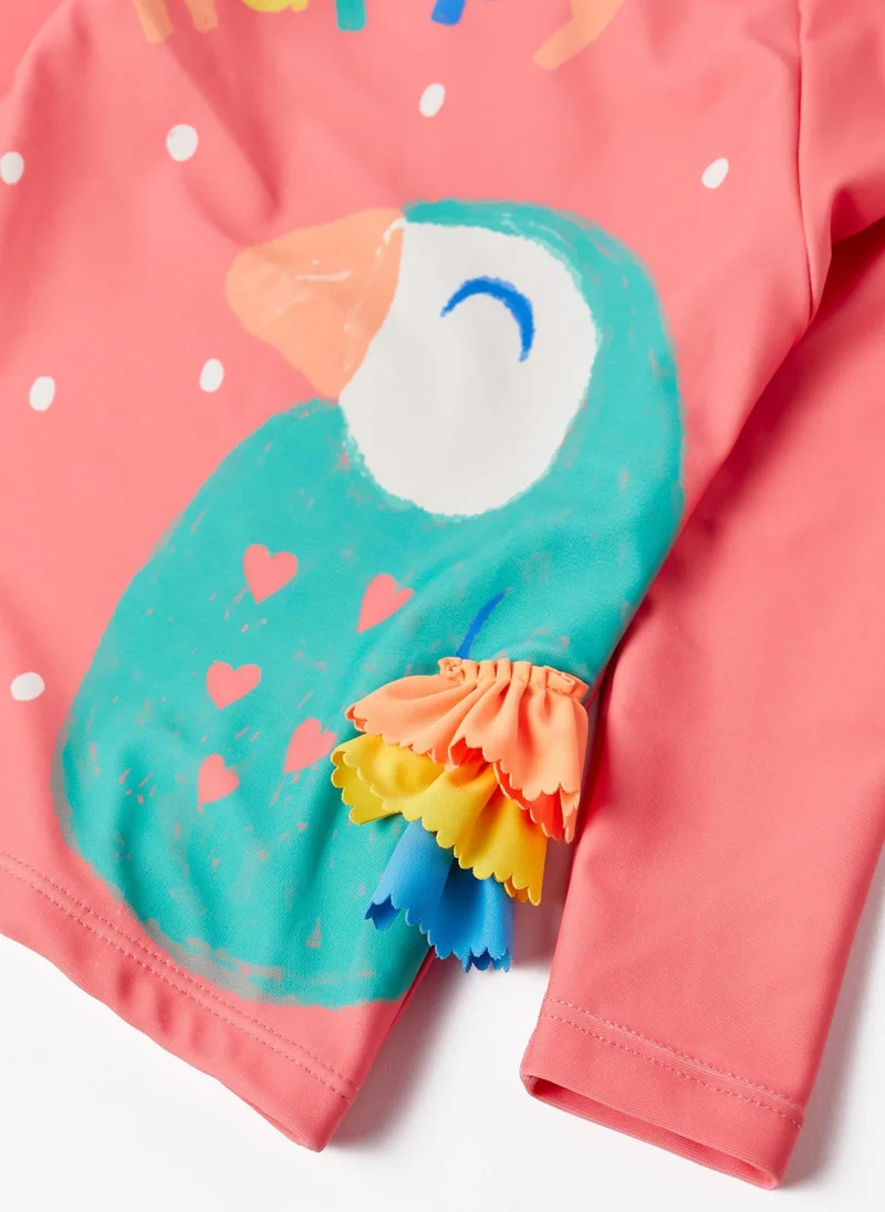 Zippy Swimsuit with UV 80 Protection for Baby Girls 'Happy'